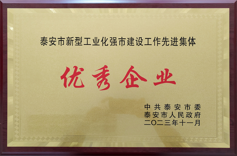 泰安市優(yōu)秀企業(yè) 泰安市優(yōu)秀企業(yè)